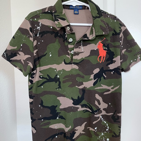 Ralph Lauren Other - Ralph Lauren Kids Camo Polo Shirt - Green and Brown
